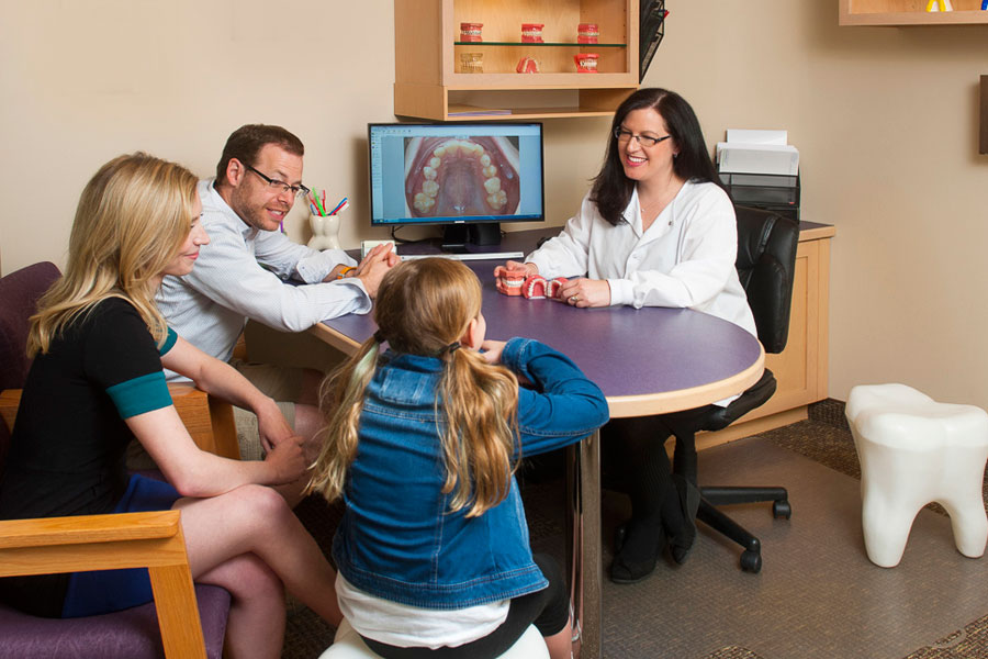 Dr. Shapiro during a consultation