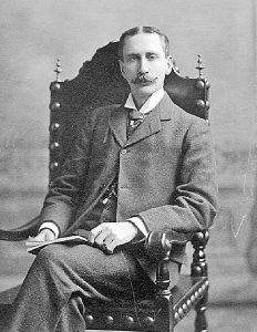 Portrait of Edward Angle, a pioneer of modern orthodontics who helped shape the history of when braces were invented.